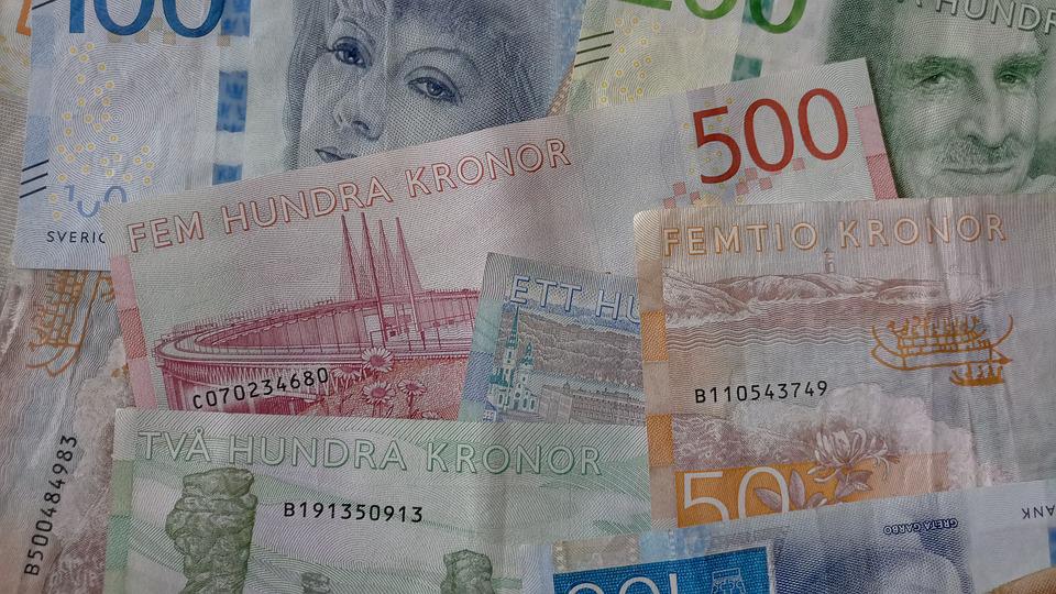švédské koruny